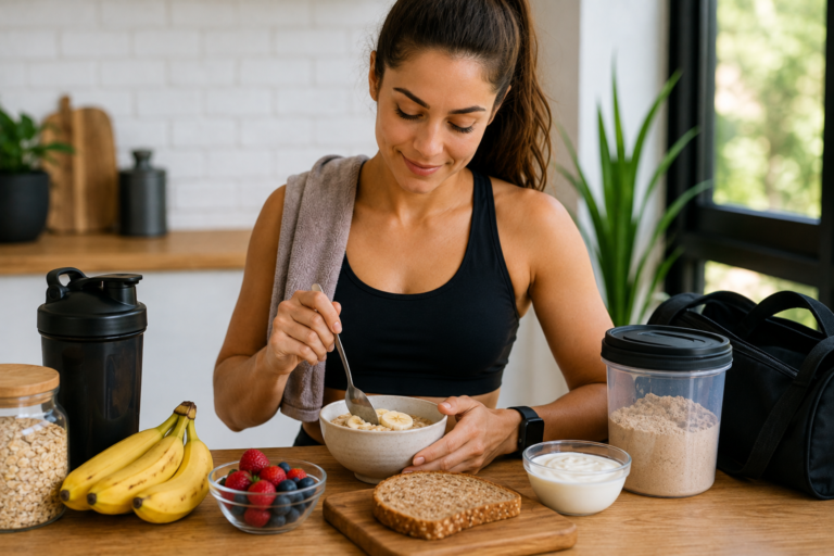 O que comer antes do treino